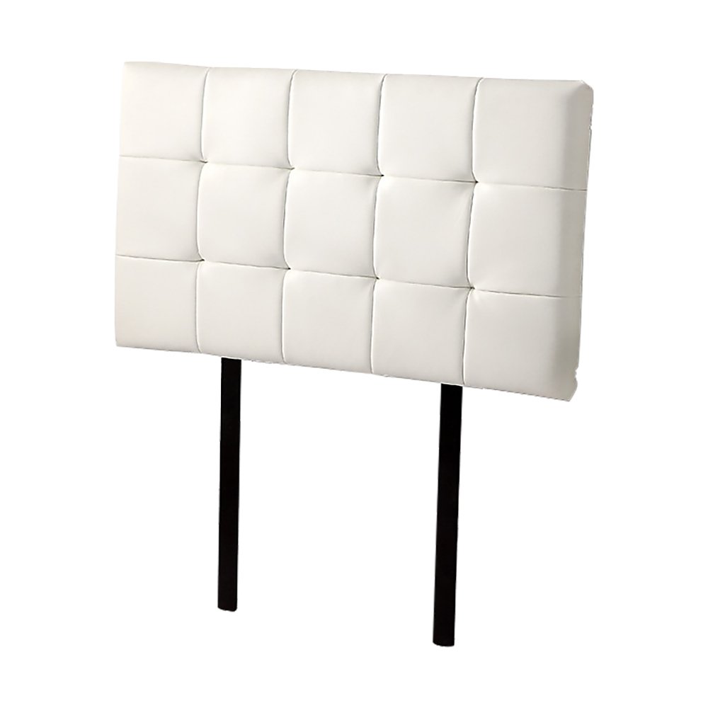 Single Size | Deluxe Headboard Bedhead (White) - Rivercity House & Home Co. (ABN 18 642 972 209) - Affordable Modern Furniture Australia