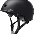 Skateboard Cycling Helmet with Removable Liners and Ventilation - Black Small