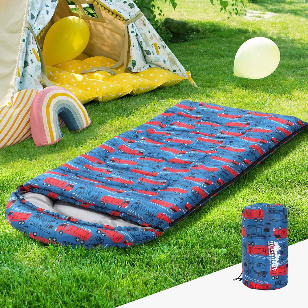 Sleeping Bag Kids Single Bags 180cm Thermal Camping Hiking Blue - Outdoor Recreation > Camping > Sleeping Bags - Rivercity House & Home Co. (ABN 18 642 972 209) - Affordable Modern Furniture Australia