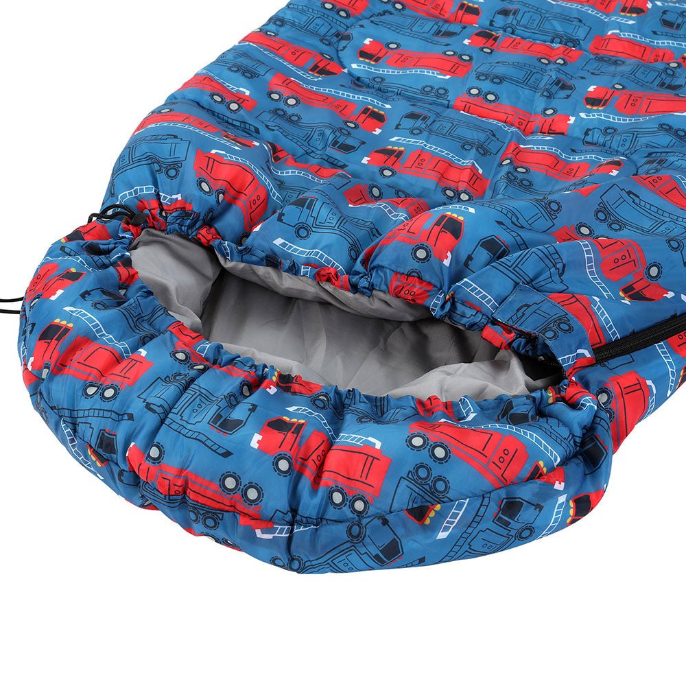 Sleeping Bag Kids Single Bags 180cm Thermal Camping Hiking Blue - Outdoor Recreation > Camping > Sleeping Bags - Rivercity House & Home Co. (ABN 18 642 972 209) - Affordable Modern Furniture Australia
