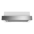 Midea 90cm Slide Out Rangehood with Stainless Steel Fascia - White