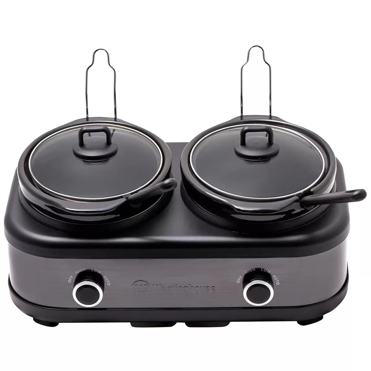 Slow Cooker with Auto Function Dual 2 x 2.5L Capacity - Appliances > Kitchen Appliances > Rice Cookers & Steamers - Rivercity House & Home Co. (ABN 18 642 972 209) - Affordable Modern Furniture Australia