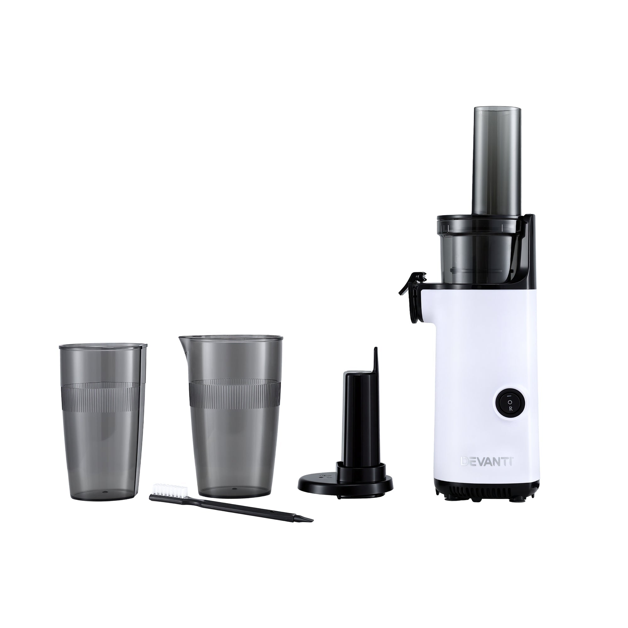 Slow Juicer Cold Press Fruit Juice Extractor 130W White - Commercial > Commercial Others > Distilling & Brewing - Rivercity House & Home Co. (ABN 18 642 972 209) - Affordable Modern Furniture Australia