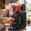 Slushie Machine 2.2L Frozen Drink & Ice Cream Maker with Foldable Touch Control Panel - Black