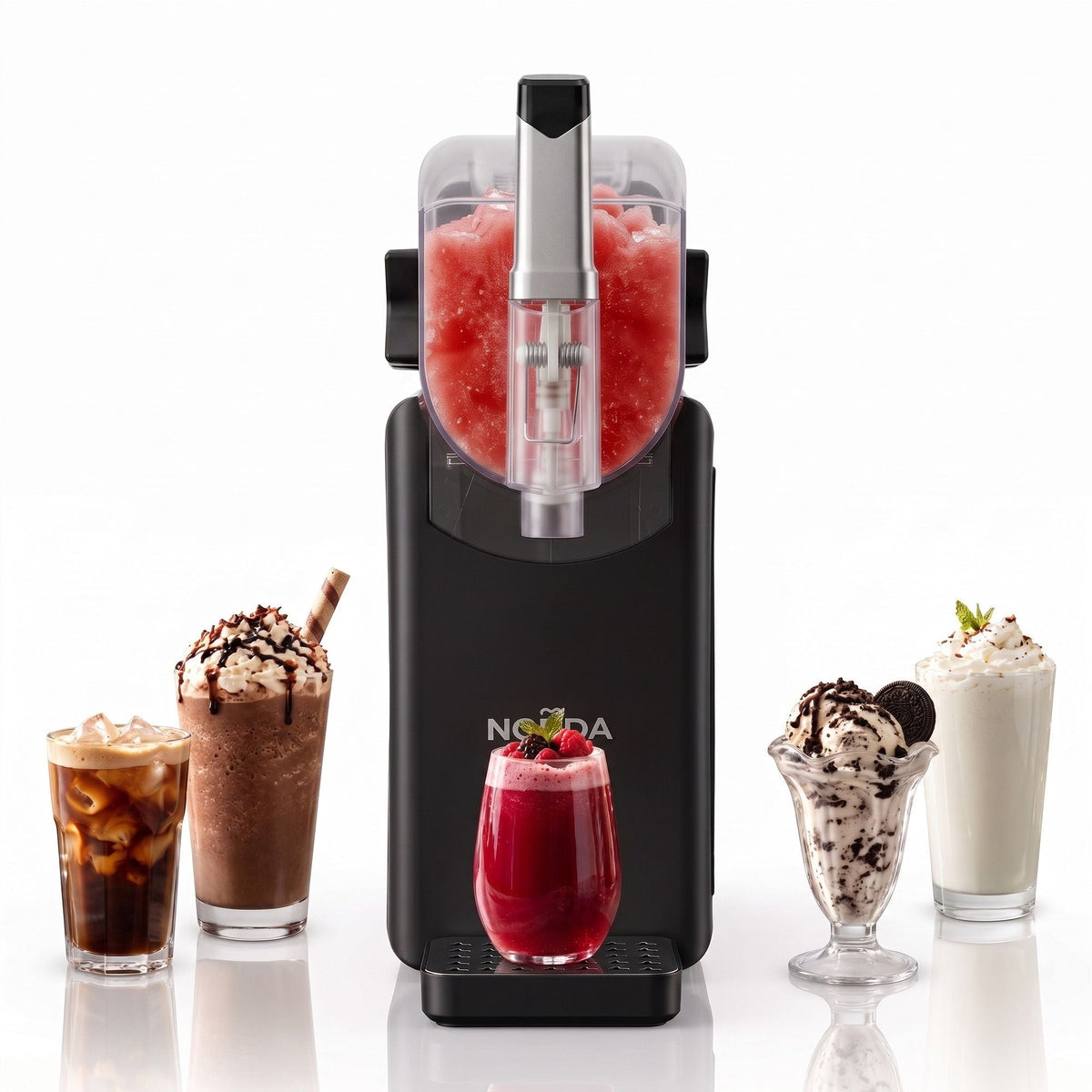 Slushie Machine 2.2L Frozen Drink & Ice Cream Maker with Foldable Touch Control Panel - Black - Appliances > Kitchen Appliances > Ice Makers - Rivercity House & Home Co. (ABN 18 642 972 209) - Affordable Modern Furniture Australia
