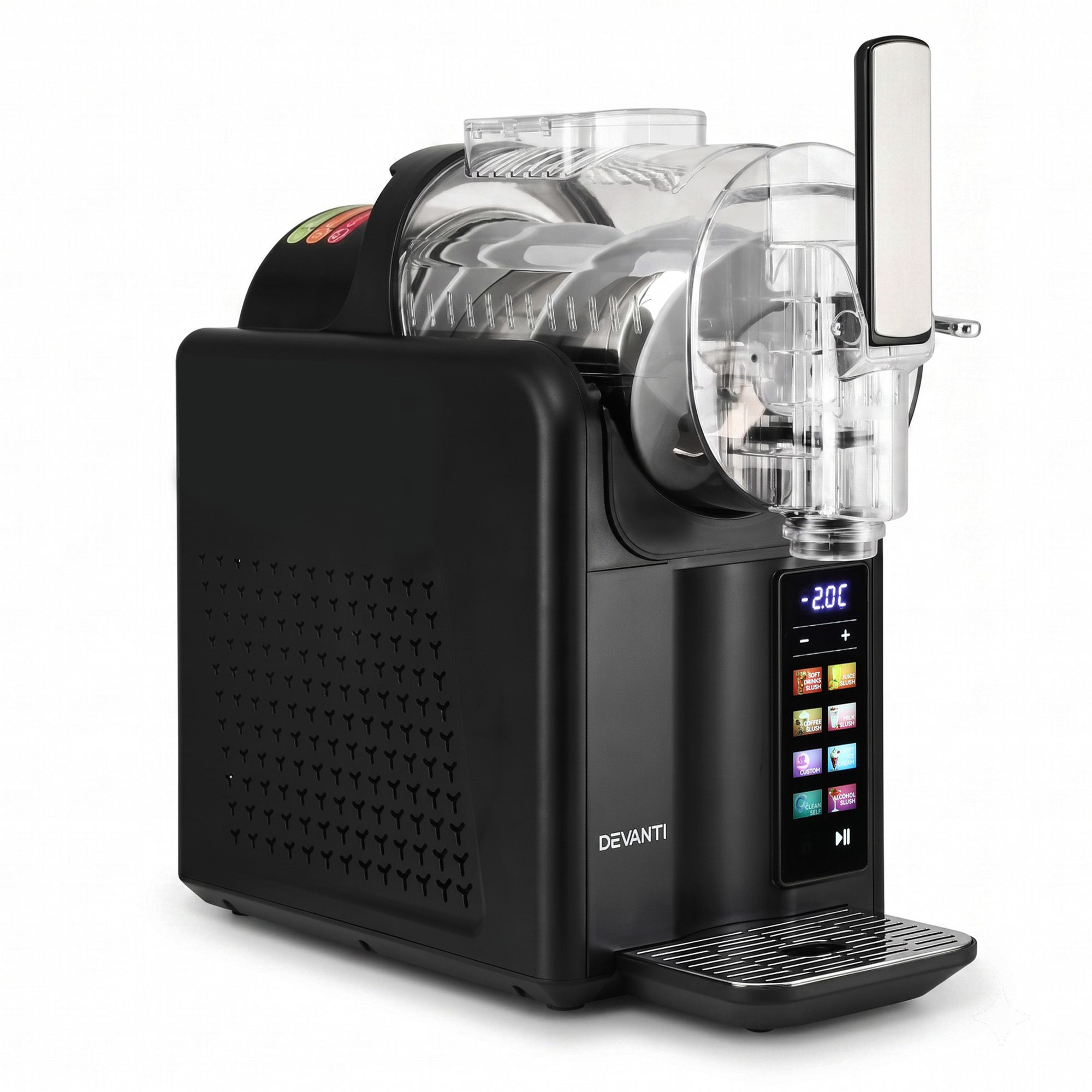 Slushie Machine 2L Frozen Drink Maker Ice Cream Cocktail Slush Maker Black - Appliances > Kitchen Appliances > Ice Makers - Rivercity House & Home Co. (ABN 18 642 972 209) - Affordable Modern Furniture Australia