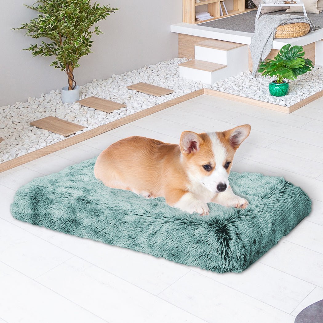 Small Memory Foam Dog Mat Calming Pet Bed - Green - Rivercity House & Home Co. (ABN 18 642 972 209) - Affordable Modern Furniture Australia