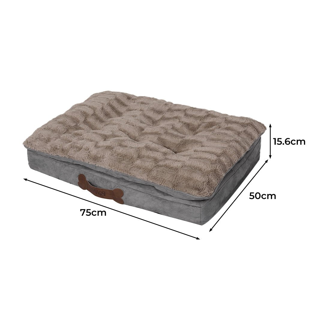 Small Removable Dog Calming Bed - Khaki - Rivercity House & Home Co. (ABN 18 642 972 209) - Affordable Modern Furniture Australia