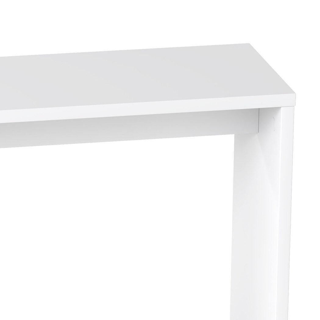 Small Side Table with Magazine Rack and Storage - White - Rivercity House & Home Co. (ABN 18 642 972 209) - Affordable Modern Furniture Australia