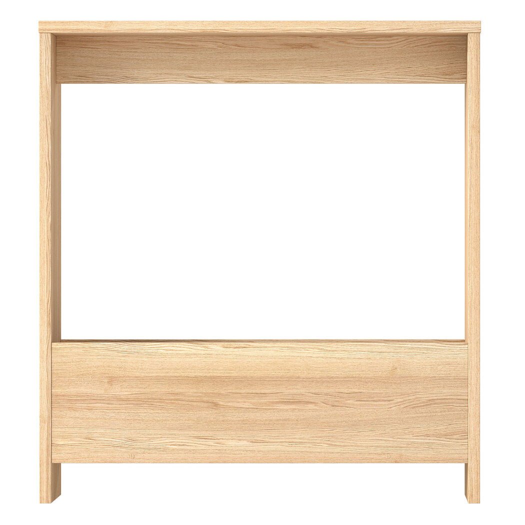 Small Side Table with Magazine Rack Multi - Purpose End Table - Oak - Rivercity House & Home Co. (ABN 18 642 972 209) - Affordable Modern Furniture Australia