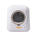 Smart Automatic Cat Litter Box with App Control and UV Cleaning - White
