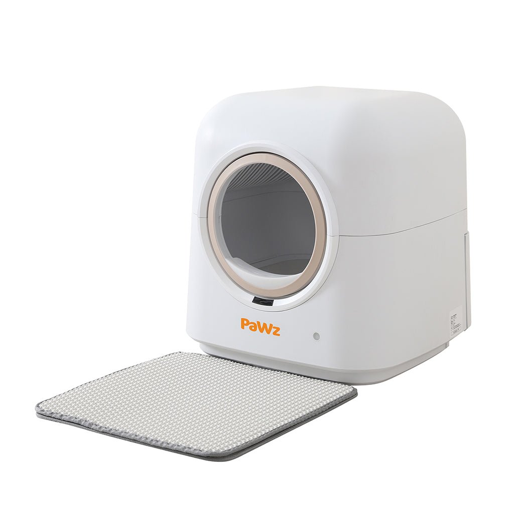 Smart Automatic Cat Litter Box with App Control and UV Cleaning - White - Rivercity House & Home Co. (ABN 18 642 972 209) - Affordable Modern Furniture Australia