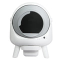 Smart Self-Cleaning Cat Litter Box with APP Control 8L Waste Storage - White