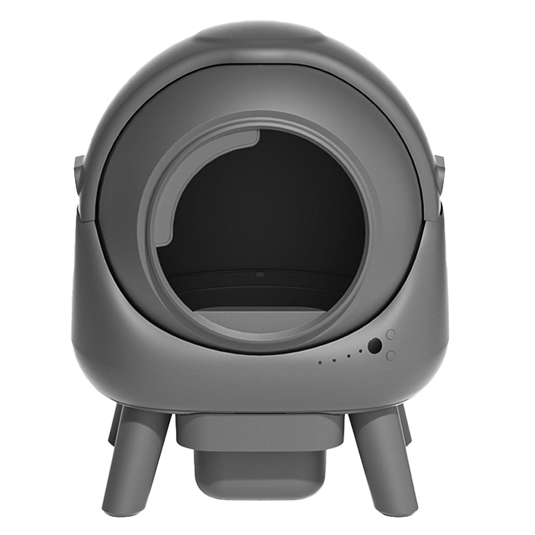 Smart Self - Cleaning Cat Litter Box with App Control and 8L Waste Storage - Grey - Rivercity House & Home Co. (ABN 18 642 972 209) - Affordable Modern Furniture Australia