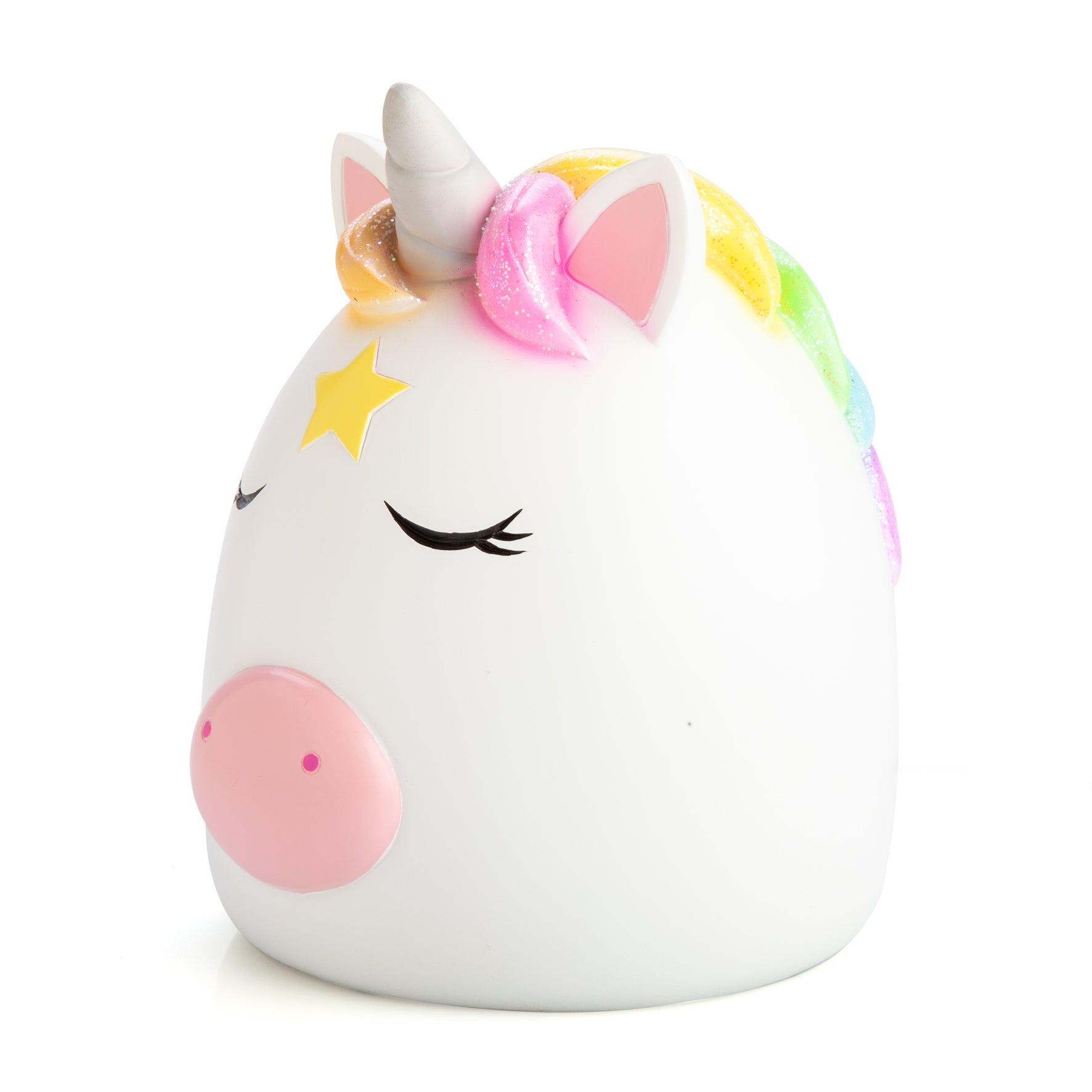 Smooshos Pal Unicorn Table Lamp with USB LED Light - White - Rivercity House & Home Co. (ABN 18 642 972 209) - Affordable Modern Furniture Australia