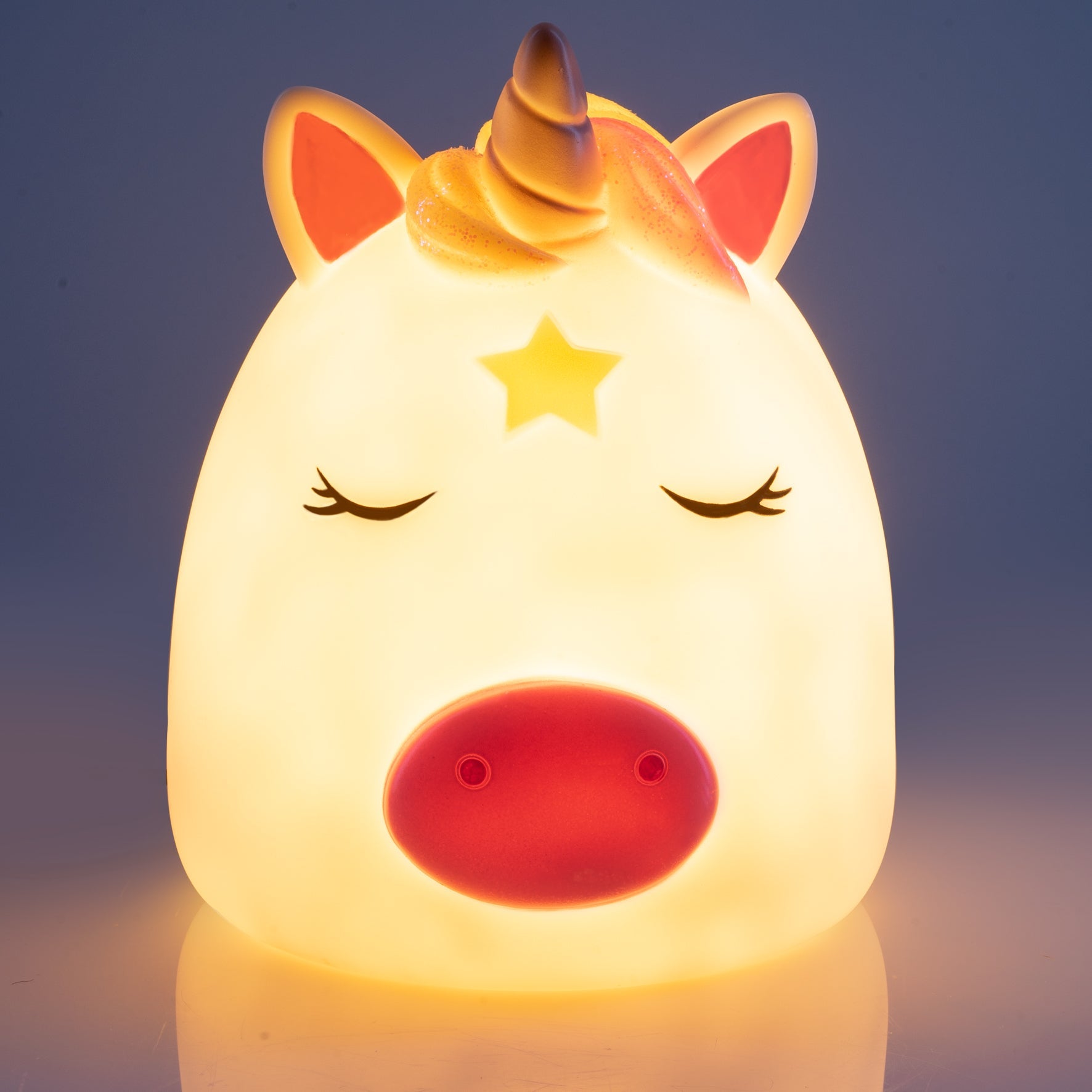 Smooshos Pal Unicorn Table Lamp with USB LED Light - White - Rivercity House & Home Co. (ABN 18 642 972 209) - Affordable Modern Furniture Australia