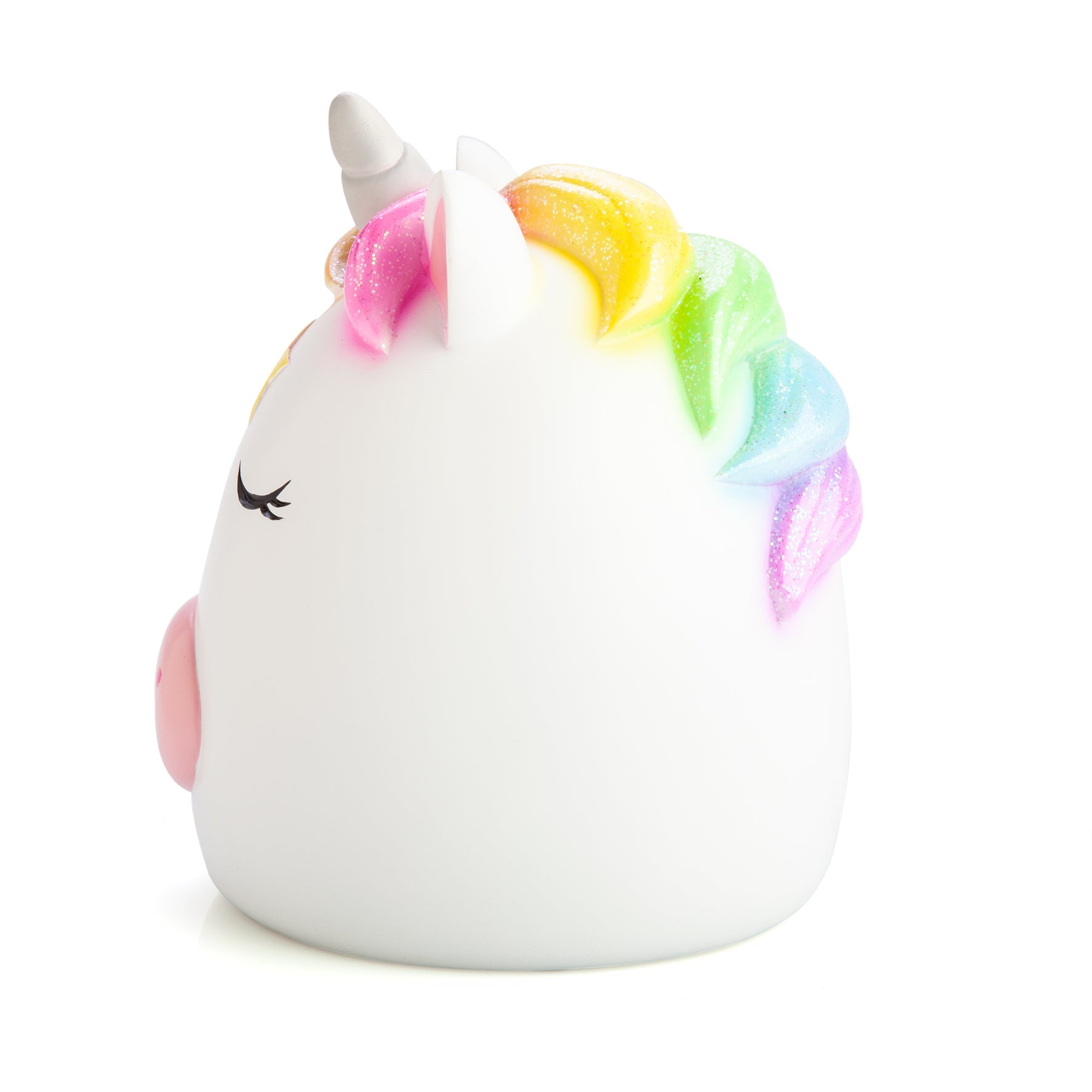 Smooshos Pal Unicorn Table Lamp with USB LED Light - White - Rivercity House & Home Co. (ABN 18 642 972 209) - Affordable Modern Furniture Australia