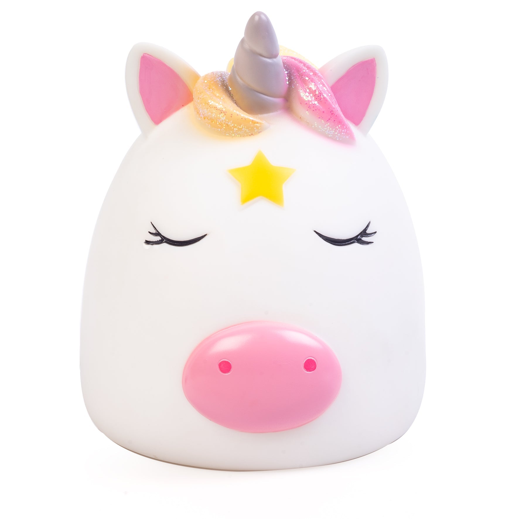 Smooshos Pal Unicorn Table Lamp with USB LED Light - White - Rivercity House & Home Co. (ABN 18 642 972 209) - Affordable Modern Furniture Australia