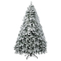8FT / 2.4M Snow Flocked Christmas Tree – 1291 Tips