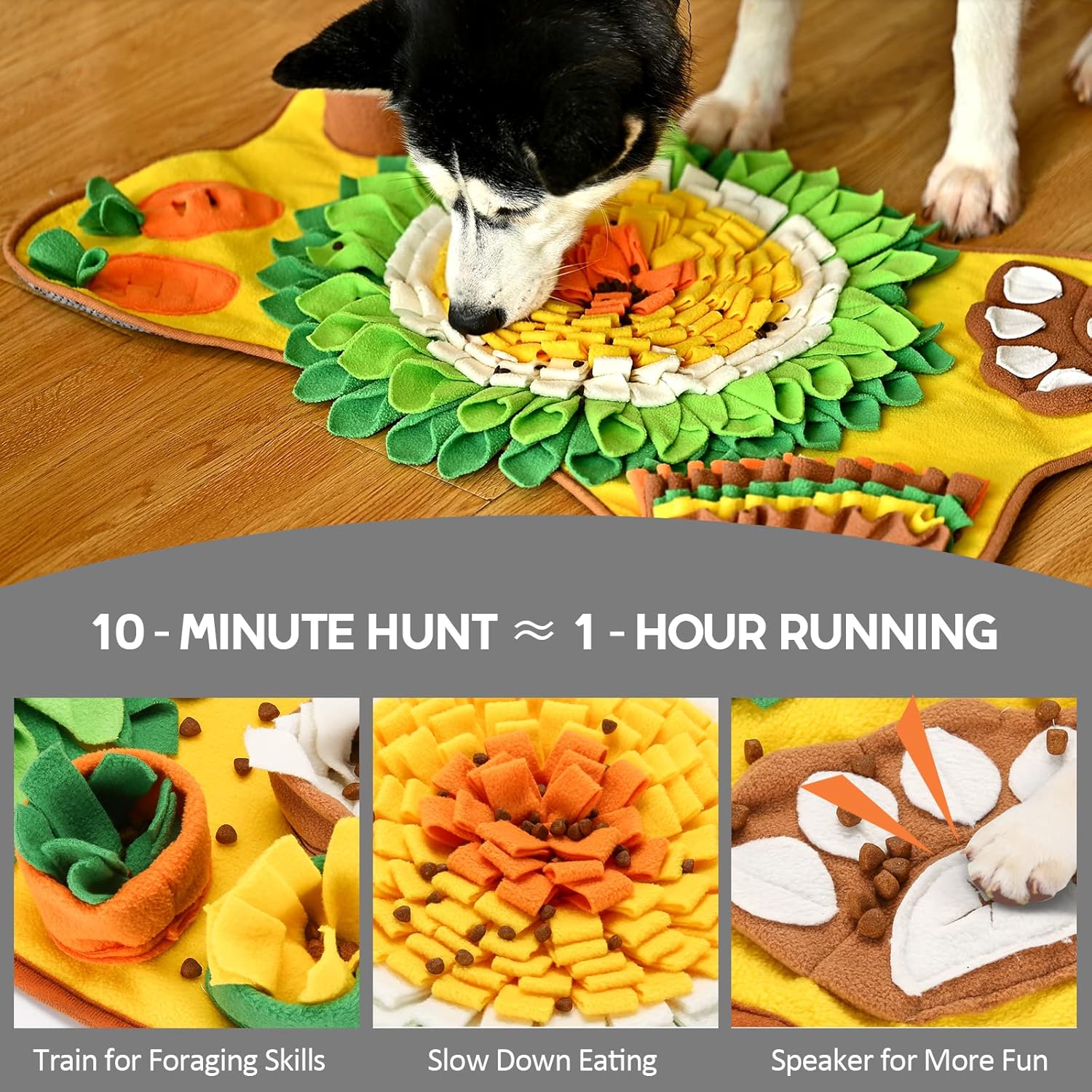 Snuffle Interactive Feeding Mat for Dogs & Pets - Multi - Color - Pet Care > Toys > Dog Toys - Rivercity House & Home Co. (ABN 18 642 972 209) - Affordable Modern Furniture Australia
