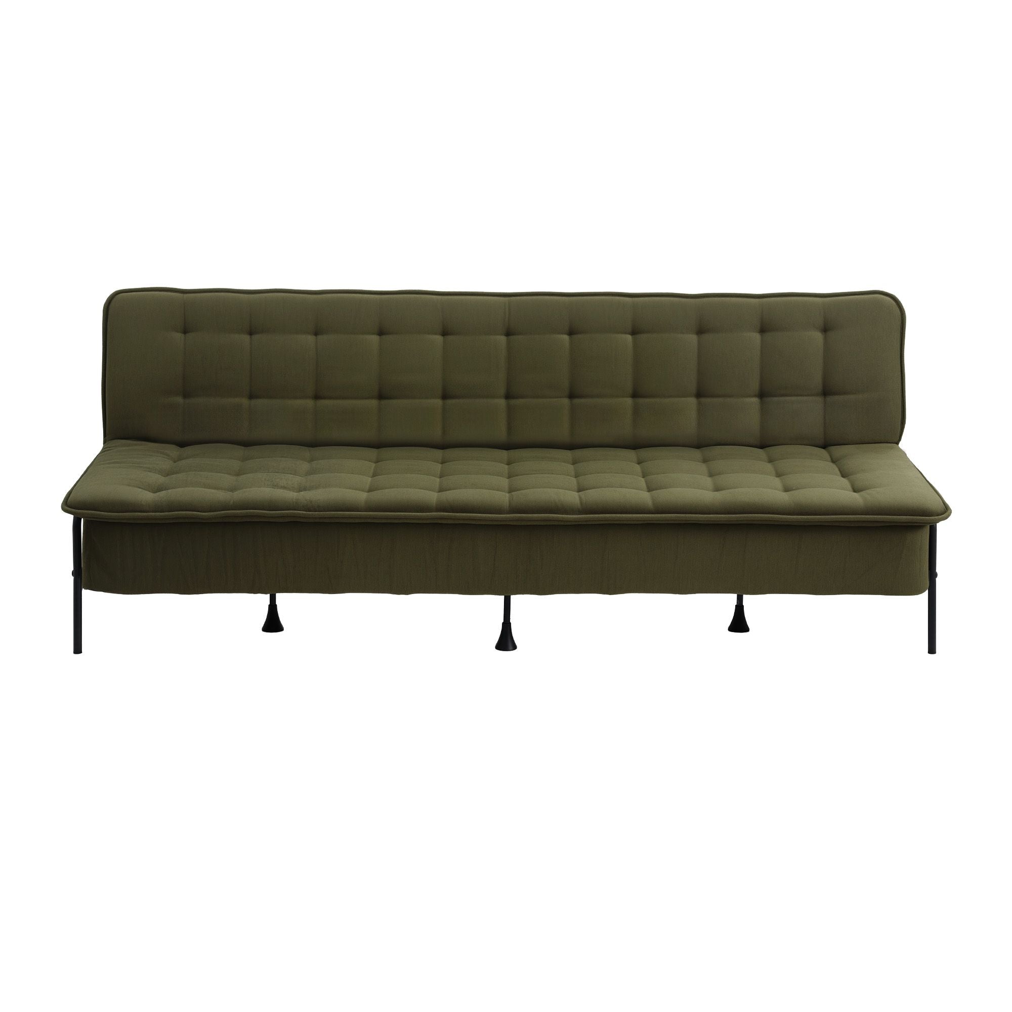Sofa Bed, 1.9m 3 - Seater Soft Innerspring Adjustable Couch Futon Chair for Apartment Dorm Living Room Office Study Bedroom, Green - Furniture > Sofas > Sofas & Sofa Beds - Rivercity House & Home Co. (ABN 18 642 972 209) - Affordable Modern Furniture Australia