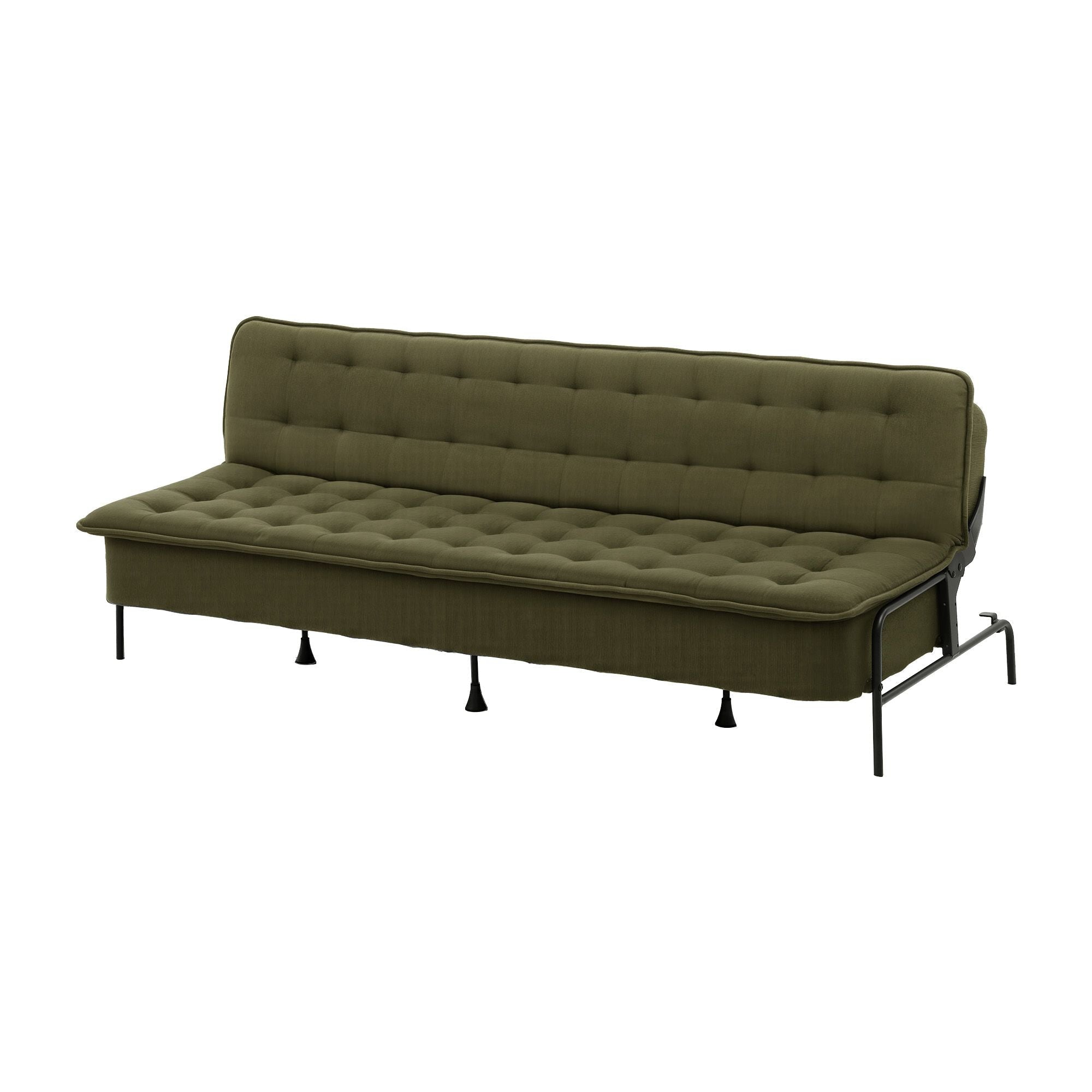 Sofa Bed, 1.9m 3 - Seater Soft Innerspring Adjustable Couch Futon Chair for Apartment Dorm Living Room Office Study Bedroom, Green - Furniture > Sofas > Sofas & Sofa Beds - Rivercity House & Home Co. (ABN 18 642 972 209) - Affordable Modern Furniture Australia