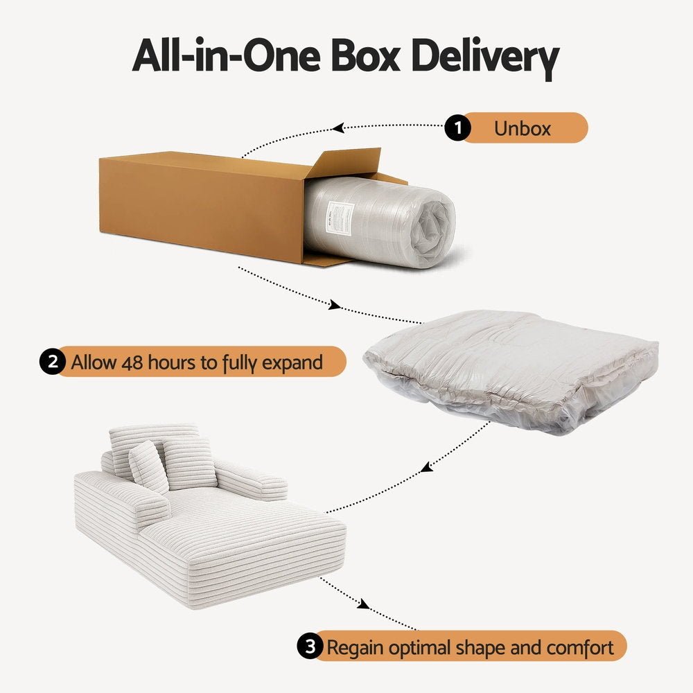Sofa Bed Lounge Chair Recliner Couch Reading Chairs Sleeper Cloud Sofas Faux Fur Fabric - Furniture > Sofas > Sofas & Sofa Beds - Rivercity House & Home Co. (ABN 18 642 972 209) - Affordable Modern Furniture Australia
