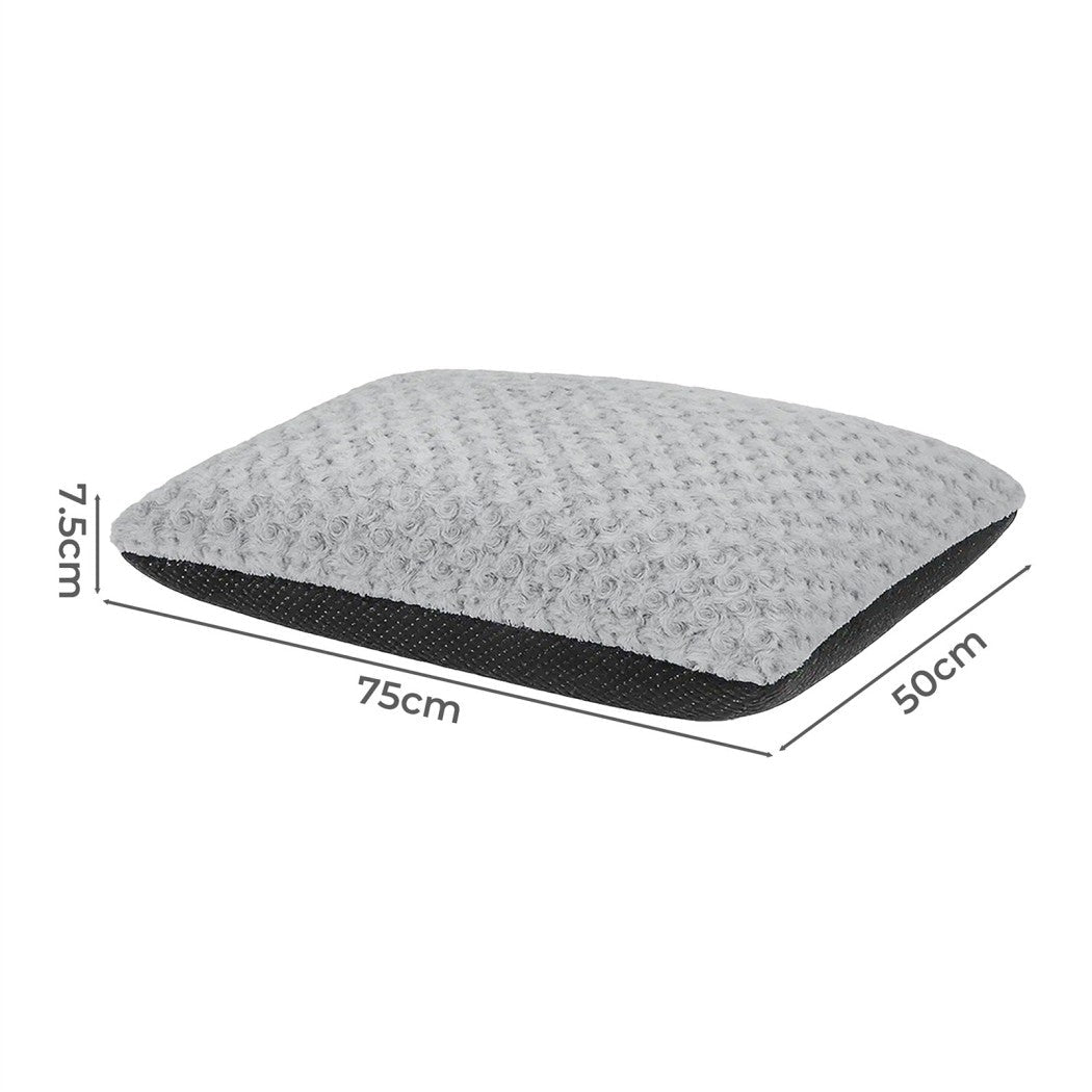 Soft Plush Dog Bed Mattress with Joint Support - Grey - Rivercity House & Home Co. (ABN 18 642 972 209) - Affordable Modern Furniture Australia