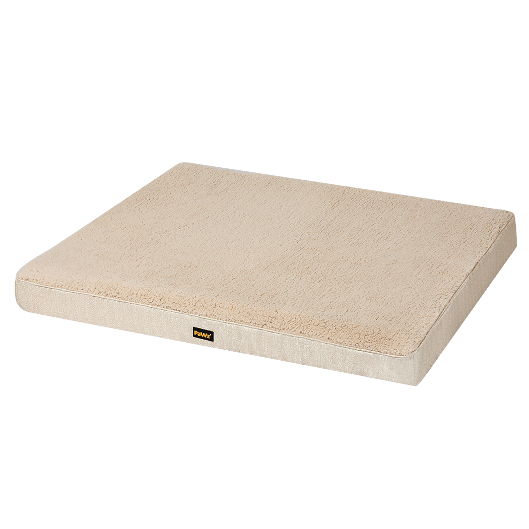 Soft Removable Washable Dog Bed Mat Cushion - Beige - Rivercity House & Home Co. (ABN 18 642 972 209) - Affordable Modern Furniture Australia