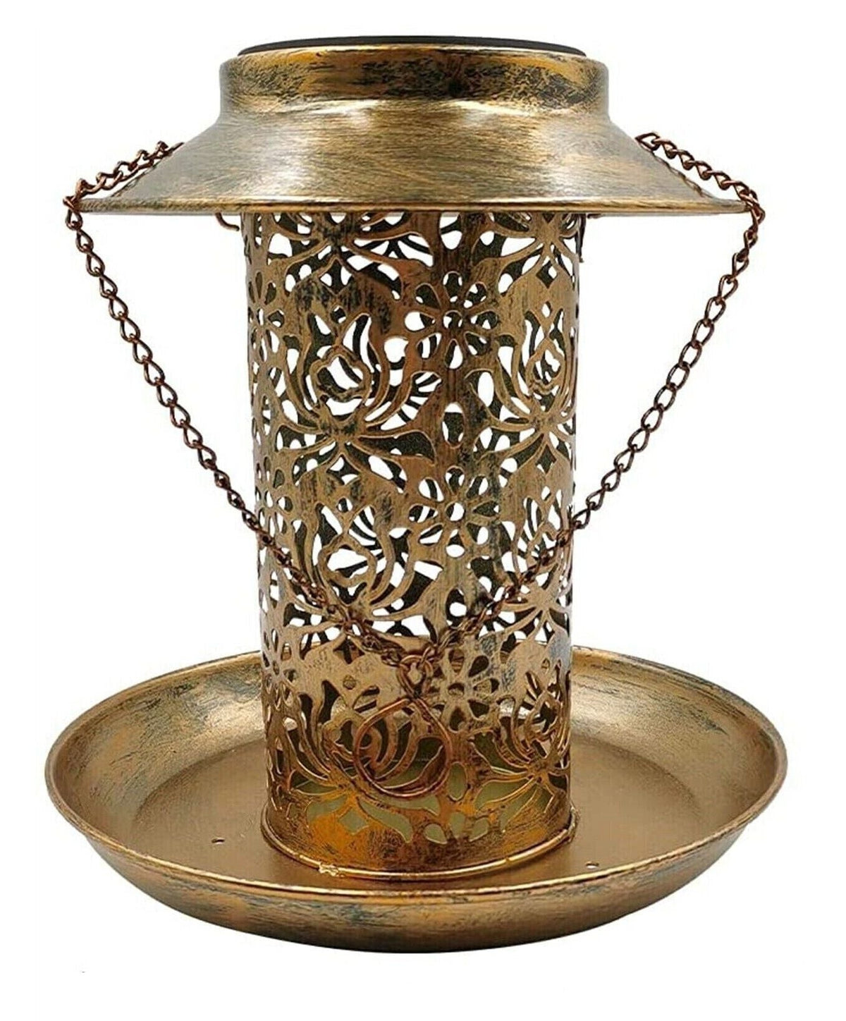 Solar Bird Seed Feeder Hanging Outdoor Garden with Solar LED Light - Home & Garden > Garden Tools > Gardening Tools - Rivercity House & Home Co. (ABN 18 642 972 209) - Affordable Modern Furniture Australia
