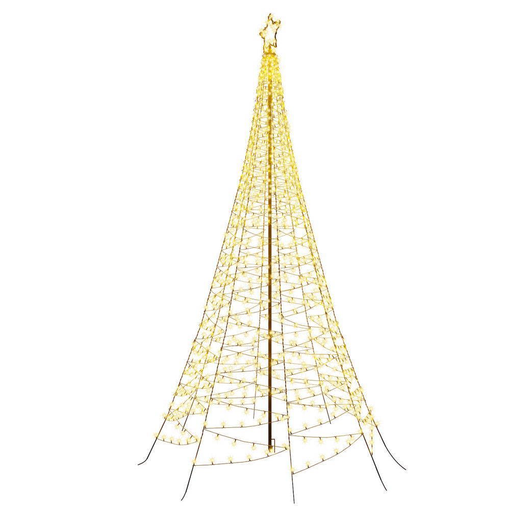 Solar Christmas Tree 3.6m 800 LED Net Lights Xmas Trees Decoration - Occasions > Christmas - Rivercity House & Home Co. (ABN 18 642 972 209) - Affordable Modern Furniture Australia