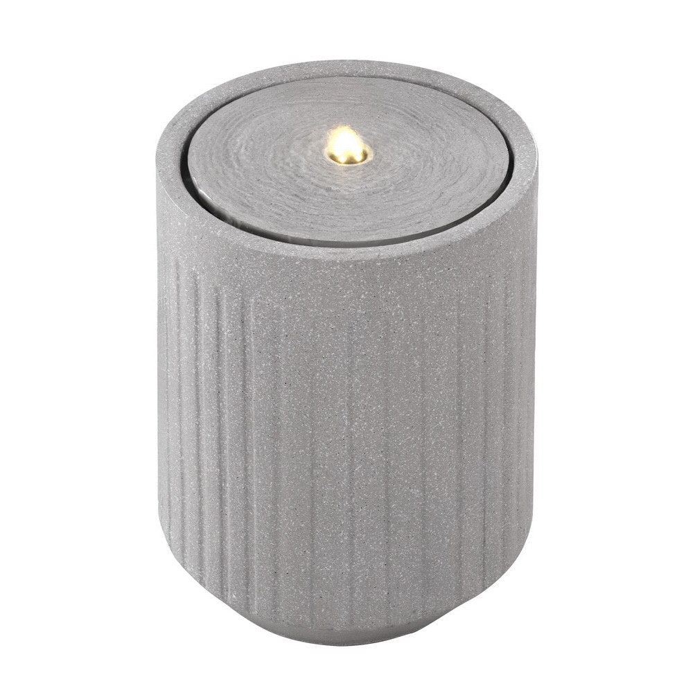 Solar Fountain Water Feature Outdoor Fountain LED Lights Beige - Home & Garden > Fountains > Fountain & Ponds Accessories - Rivercity House & Home Co. (ABN 18 642 972 209) - Affordable Modern Furniture Australia