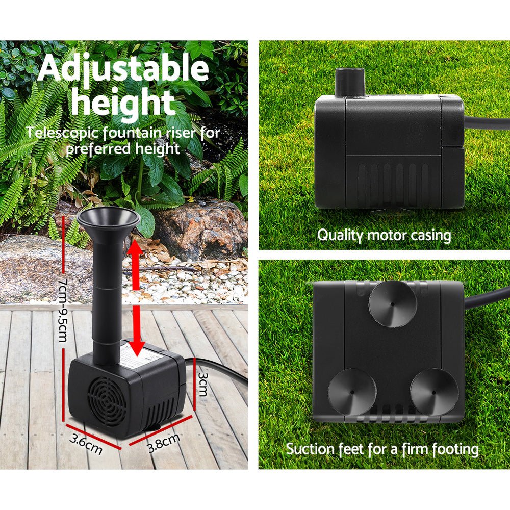 Solar Pond Pump 4 FT - Home & Garden > Fountains > Fountain & Ponds Accessories - Rivercity House & Home Co. (ABN 18 642 972 209) - Affordable Modern Furniture Australia