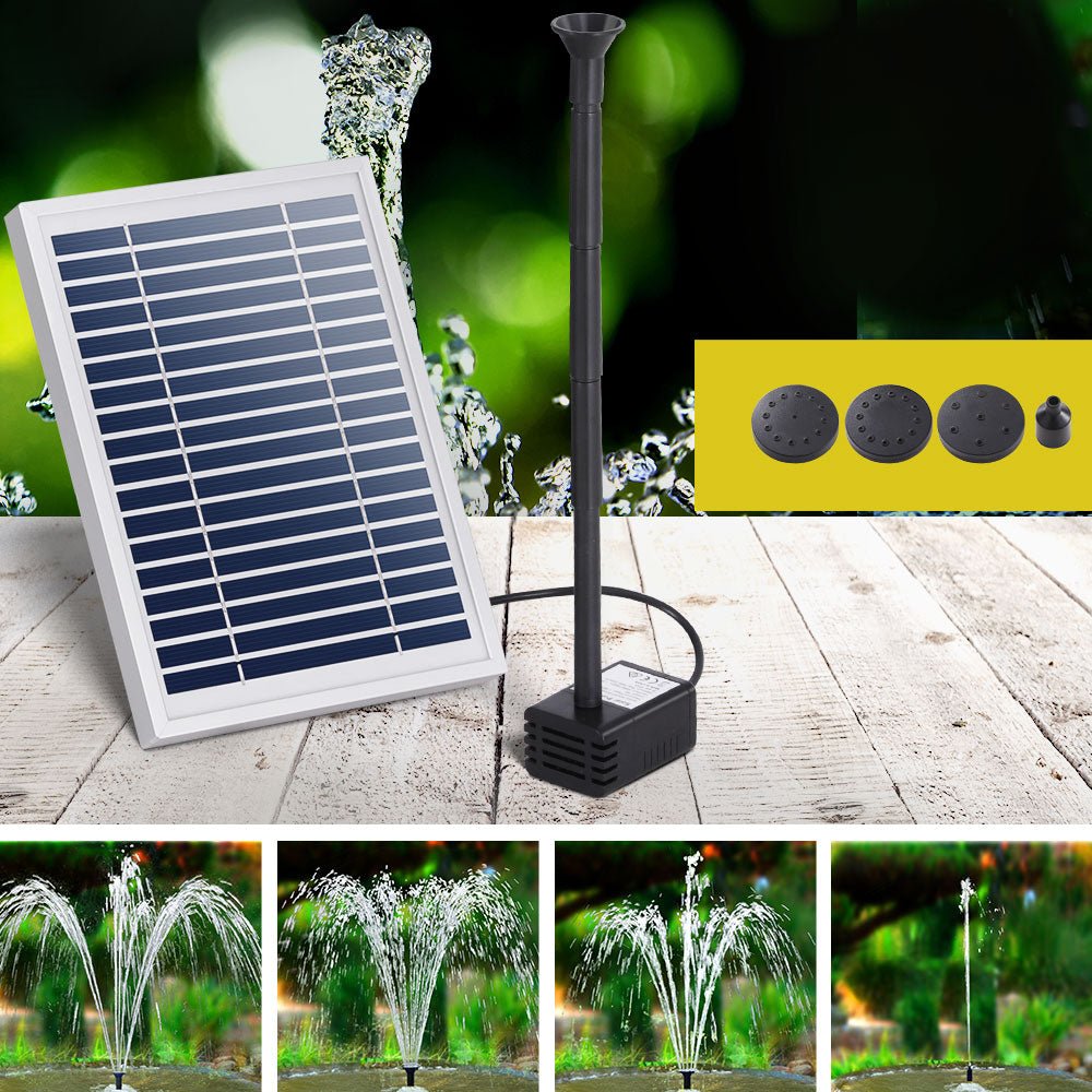 Solar Pond Pump Submersible Water Fountain Kit 4.4FT - Home & Garden > Fountains > Fountain & Ponds Accessories - Rivercity House & Home Co. (ABN 18 642 972 209) - Affordable Modern Furniture Australia