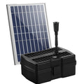 Solar Pond Pump Water Fountain Filter Box Submersible Outdoor Pool 6.6FT