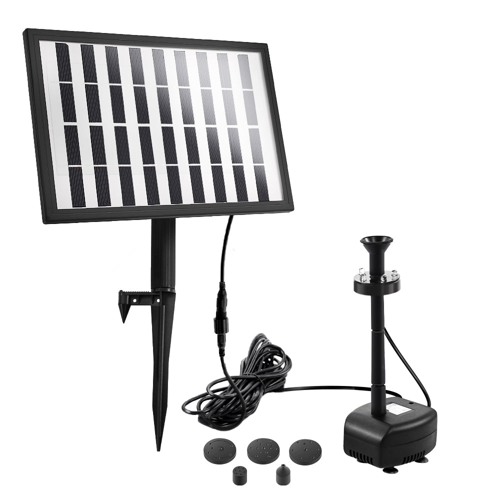Solar Pond Pump with Battery LED Lights 4 FT - Home & Garden > Fountains > Fountain & Ponds Accessories - Rivercity House & Home Co. (ABN 18 642 972 209) - Affordable Modern Furniture Australia