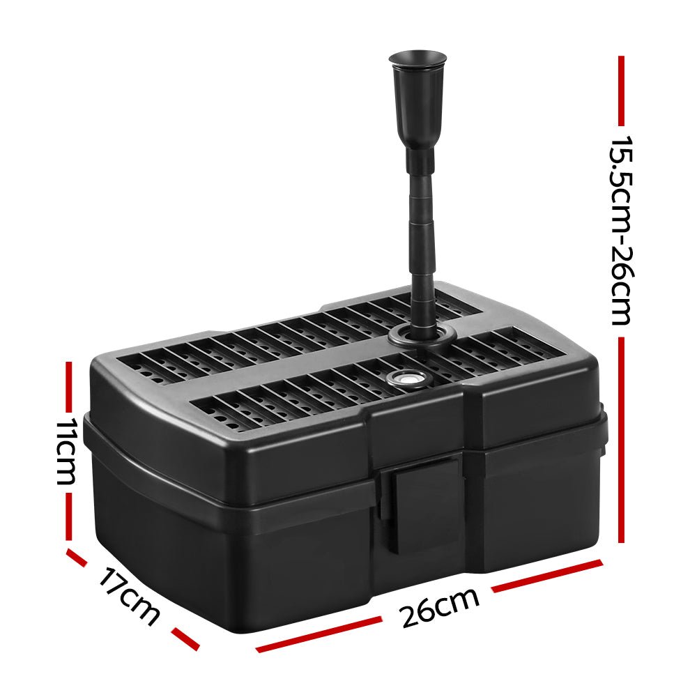 Solar Pond Pump with Filter Box 4.6FT - Home & Garden > Fountains > Fountain & Ponds Accessories - Rivercity House & Home Co. (ABN 18 642 972 209) - Affordable Modern Furniture Australia