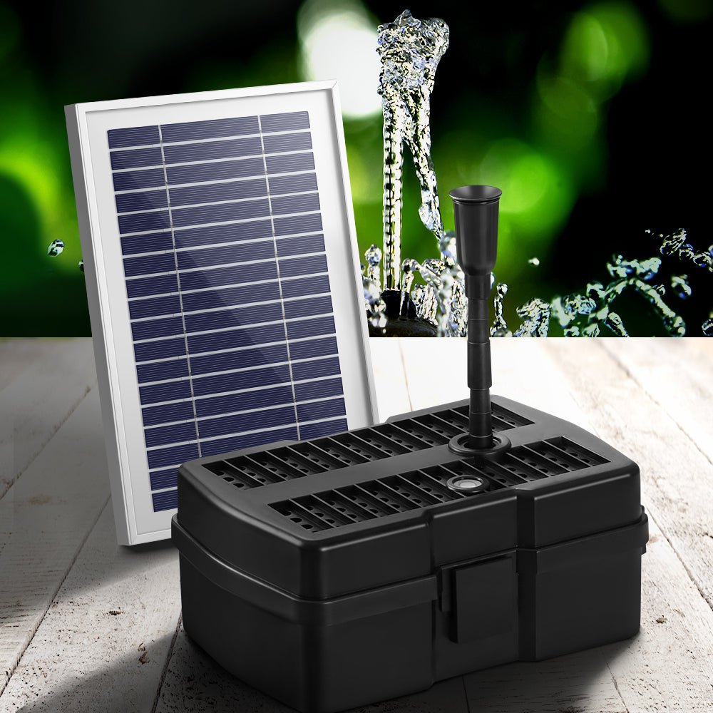 Solar Pond Pump with Filter Box 4.6FT - Home & Garden > Fountains > Fountain & Ponds Accessories - Rivercity House & Home Co. (ABN 18 642 972 209) - Affordable Modern Furniture Australia