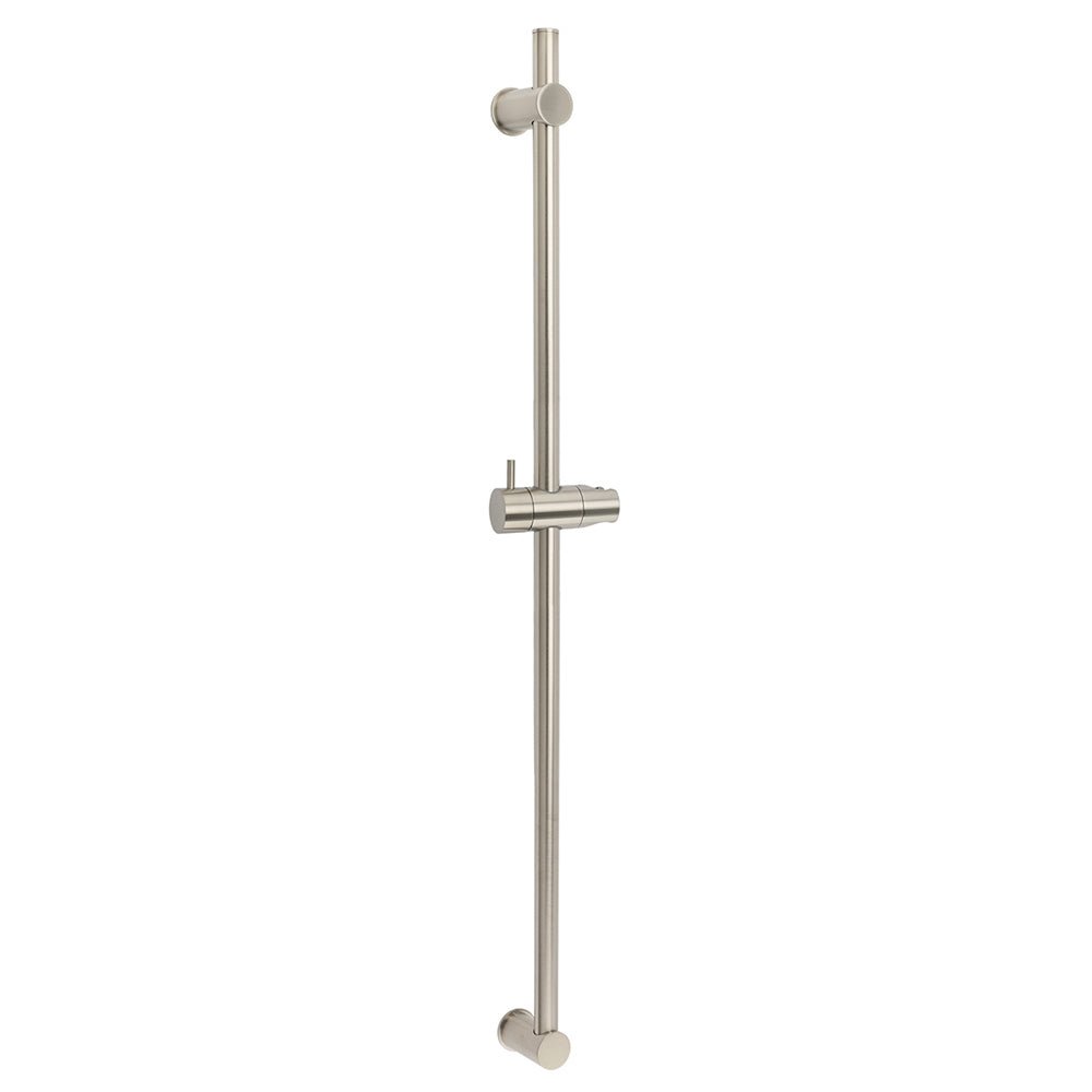 Solid Brass Brushed Nickel Long Sliding Rail Bar Swivel Handheld Shower Holder - Furniture > Bathroom > Shower Heads & Screens - Rivercity House & Home Co. (ABN 18 642 972 209) - Affordable Modern Furniture Australia