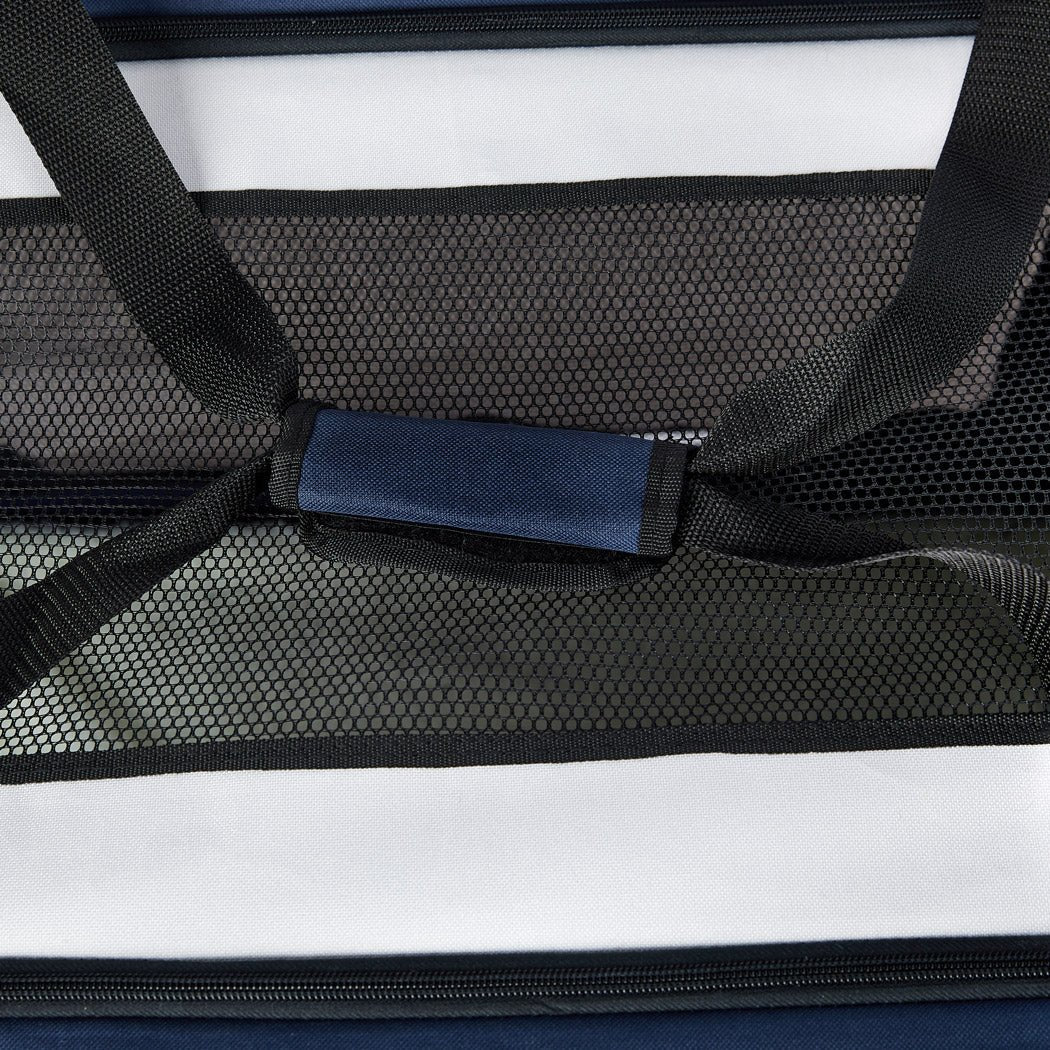 Spacious Medium Dog Puppy Pet Carrier Bag - Blue - Rivercity House & Home Co. (ABN 18 642 972 209) - Affordable Modern Furniture Australia