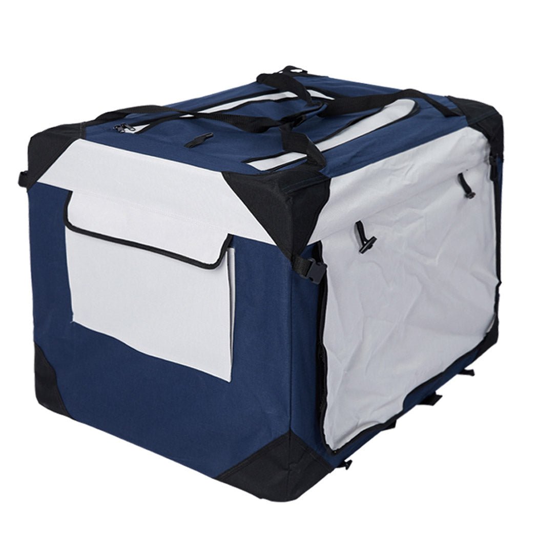 Spacious Medium Dog Puppy Pet Carrier Bag - Blue - Rivercity House & Home Co. (ABN 18 642 972 209) - Affordable Modern Furniture Australia