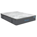 Spring Mattress Super King Pocket 5-Zone Support Bed - White