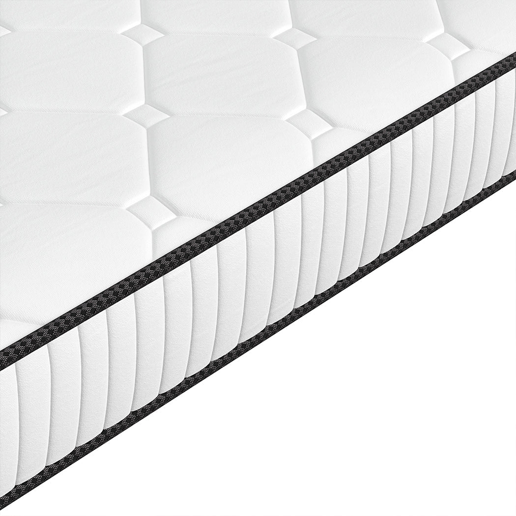 Spring Pocket Queen Mattress Bed - White - Rivercity House & Home Co. (ABN 18 642 972 209) - Affordable Modern Furniture Australia