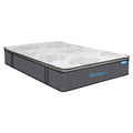 Spring Queen Pocket Spring Mattress Bed - White