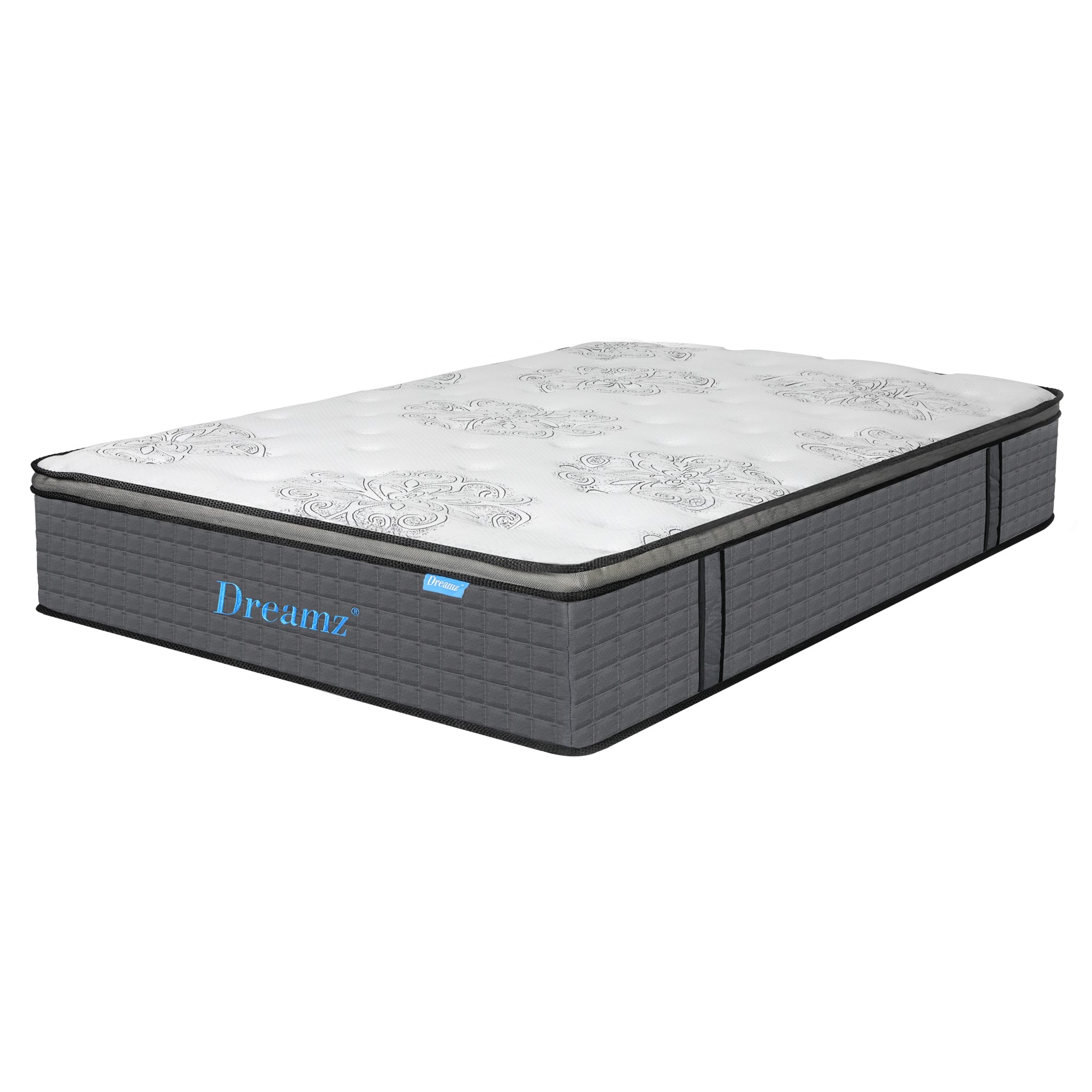 Spring Queen Pocket Spring Mattress Bed - White - Rivercity House & Home Co. (ABN 18 642 972 209) - Affordable Modern Furniture Australia