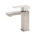 Square Classic 6L/m Basin Vessel Mixer Faucet Tap - Brushed Nickel