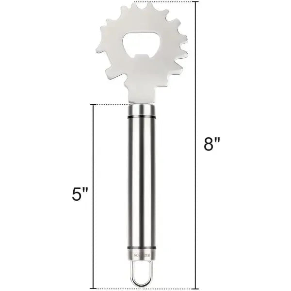 Stainless Steel BBQ Grill Scraper with Multi-Edge Head, Hanging Loop & Bottle Opener, 13 cm - Silver - Home & Garden > BBQ > BBQ Cleaning - Rivercity House & Home Co. (ABN 18 642 972 209) - Affordable Modern Furniture Australia