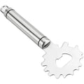 Stainless Steel BBQ Grill Scraper with Multi-Edge Head, Hanging Loop & Bottle Opener, 13 cm - Silver