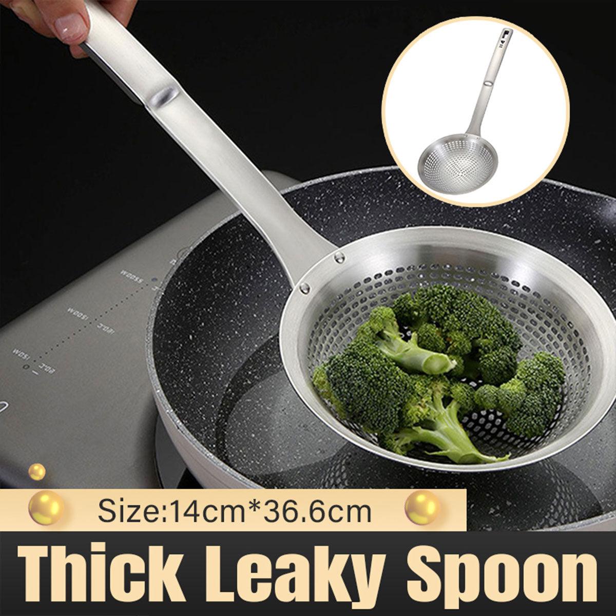 Stainless Steel Colander Spoon Kitchen Strainer Tool for Pasta Rice Vegetable - Home & Garden > Kitchenware > Kitchen Utensils - Rivercity House & Home Co. (ABN 18 642 972 209) - Affordable Modern Furniture Australia