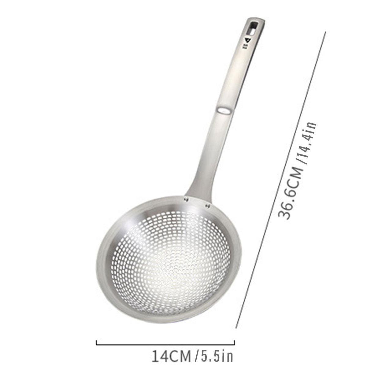 Stainless Steel Colander Spoon Kitchen Strainer Tool for Pasta Rice Vegetable - Home & Garden > Kitchenware > Kitchen Utensils - Rivercity House & Home Co. (ABN 18 642 972 209) - Affordable Modern Furniture Australia